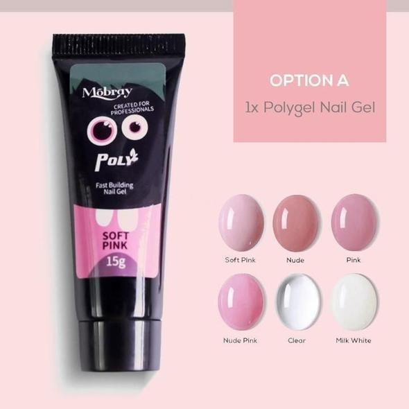 PolyGel körömhosszabbító készlet