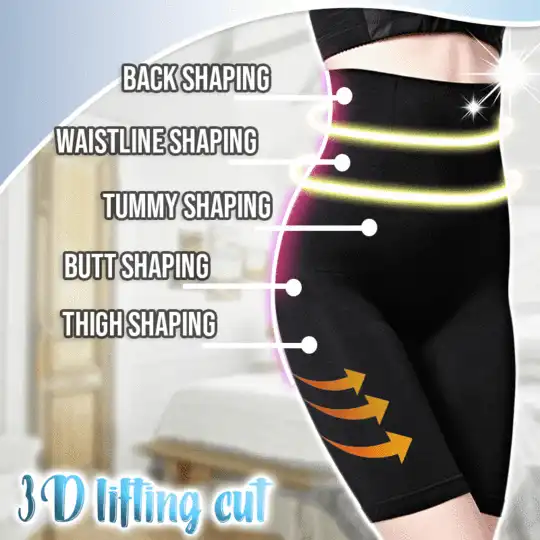 Magas derekú Shape Up rövidnadrág - Image 2