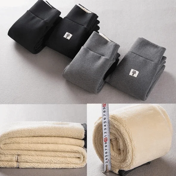 Szupervastag kasmír gyapjú leggings - Image 4