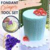 Fondant Decor Crimper szerszámkészlet (10 darab)